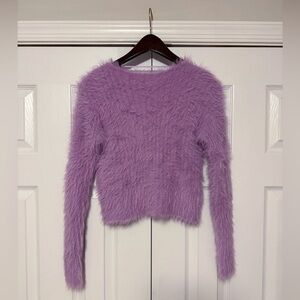 NWT Urban Outfitters Fuzzy Lavender Sweater - Size: Small